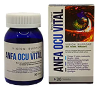 Anfa Ocu Vital — ko‘rishni qo‘llab-quvvatlash uchun kapsulalar, 30 ta kapsula