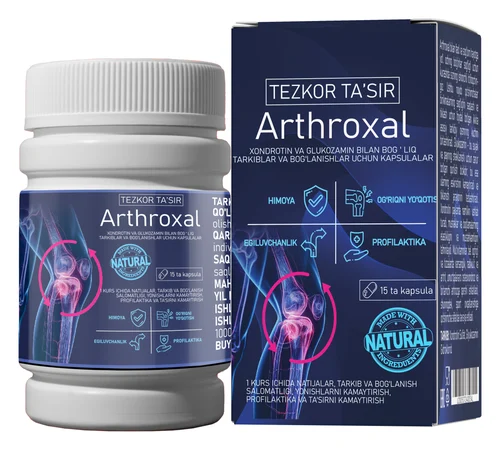 Arthroxal — bo‘g‘imlar uchun tez ta’sirli kapsulalar