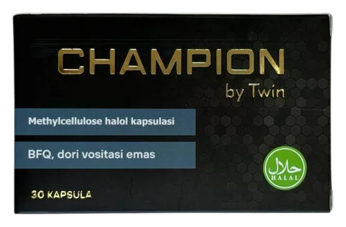 Champion — erkaklar tonusi va chidamliligi uchun kapsulalar