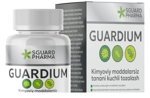 Guardium — organizmni tozalash uchun kapsulalar