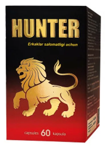 Hunter — erkaklar salomatligi uchun kapsulalar, 60 ta kapsula