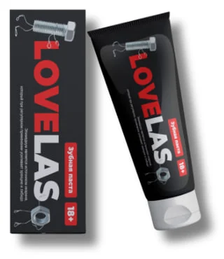 Lovelas — erkaklar uchun faollashtiruvchi tish pastasi