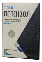 Potenzol — erkaklar faolligi uchun ekstrakt kapsulalari